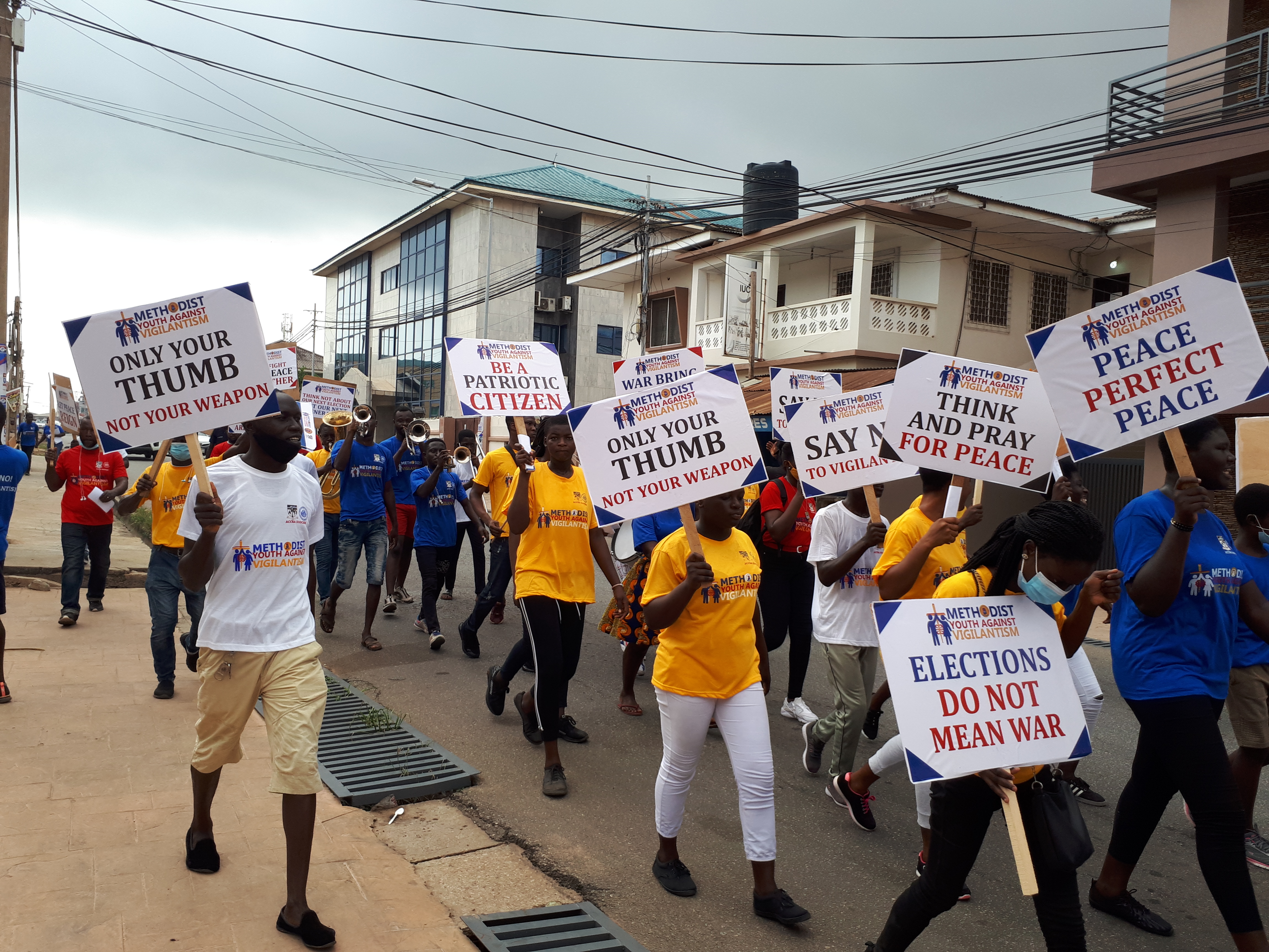 METHODIST YOUTH MARCH FOR PEACE