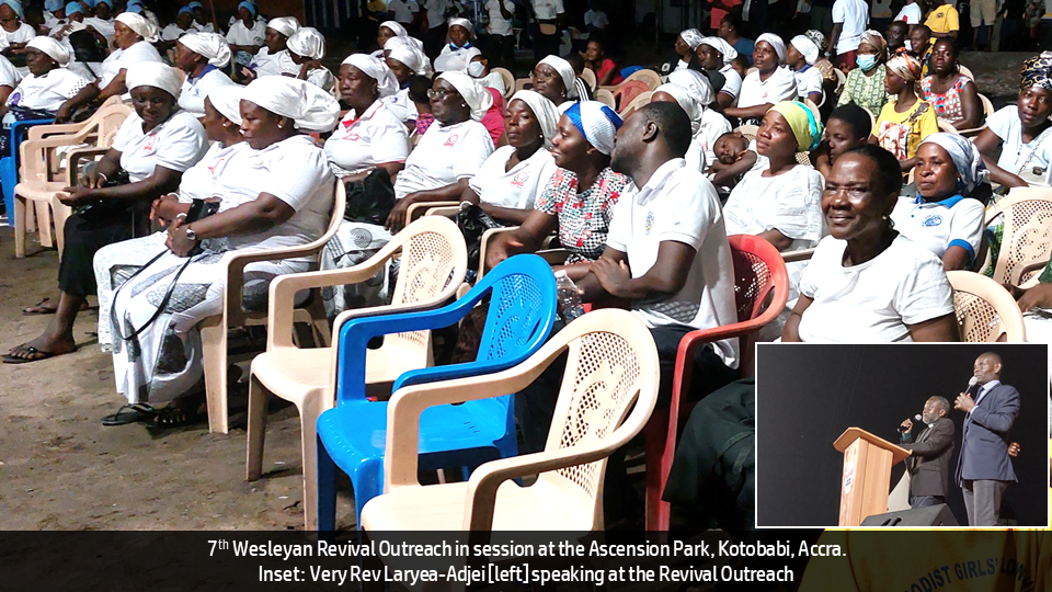 WESLEYAN REVIVAL OUTREACH TRAIN HITS ACCRA NEW TOWN CIRCUIT