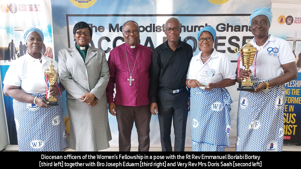 ACCRA DIOCESAN WOMEN'S FELLOWSHIP SHARE HONOURS WITH BISHOP