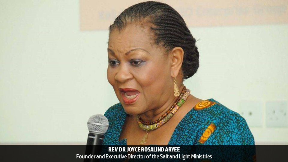 DON'T WAIT FOR GOVERNMENT TO DO EVERYTHING - REV DR JOYCE ARYEE